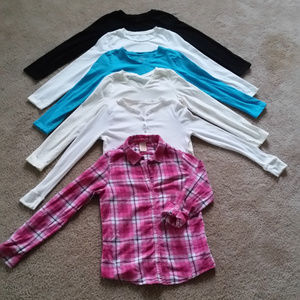 Girls Shirts Bundle Faded Glory